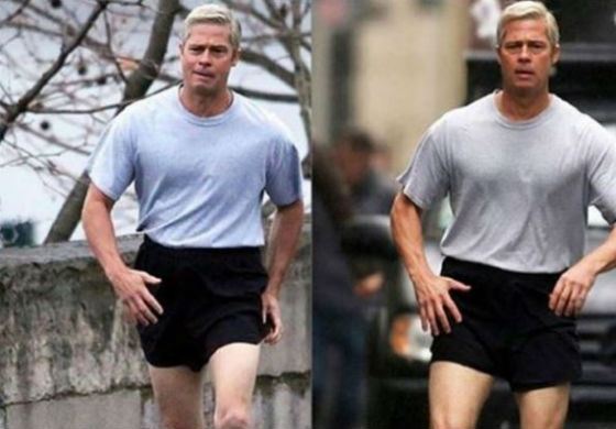 Year 2016: Brad Pitt keeps himself in good shape