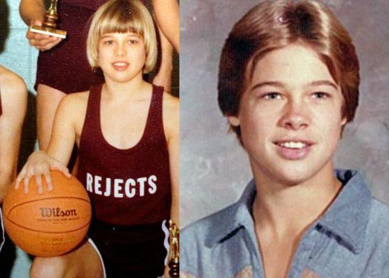 Child photos of Brad Pitt