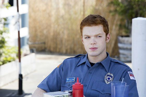 Cameron Monaghan on the set of Shameless, Season 7