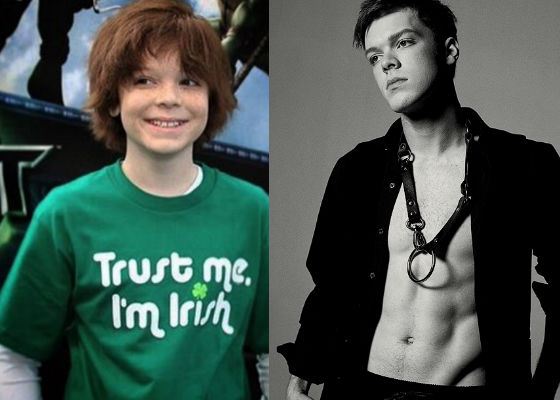 Cameron Monaghan in his childhood and now