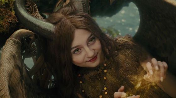 Ella Purnell in the role of young Maleficent