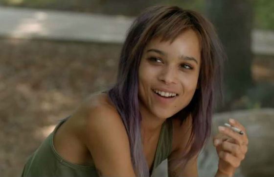 In the «The Road Within» Zoe Kravitz played the anorexic girl
