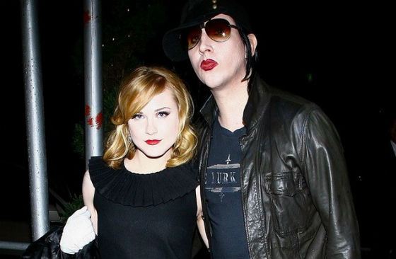 Evan Rachel Wood and Marylin Manson were betrothed Evan Rachel Wood and Marylin Manson were betrothed