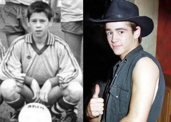 Childhood photos of Colin Farrell