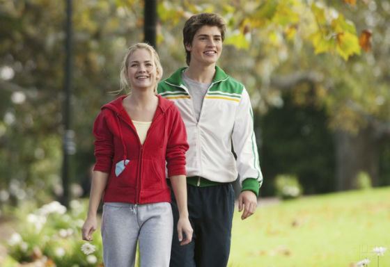 On the set of «Avalon High»