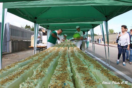 The longest ever cake was baked in Italy