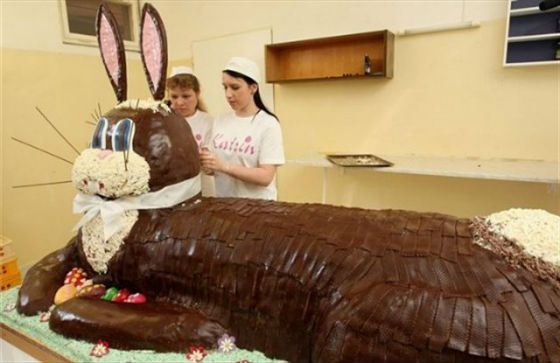 That very biggest rabbit from chocolate