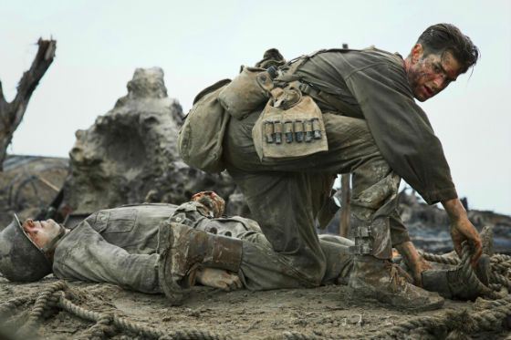 A Frame from the Film Hacksaw Ridge
